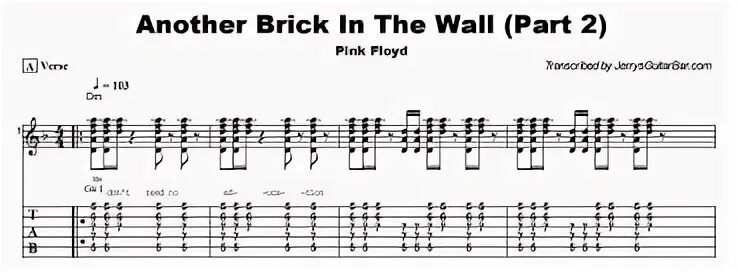 Песня another brick