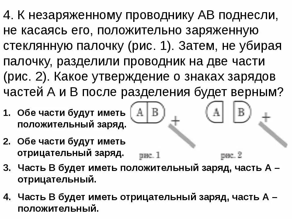 Незаряженный проводник. Отрицательно заряженный проводник. К незаряженным металлическим палочкам поднесли. К незаряженным металлическим палочкам поднесли заряженные.