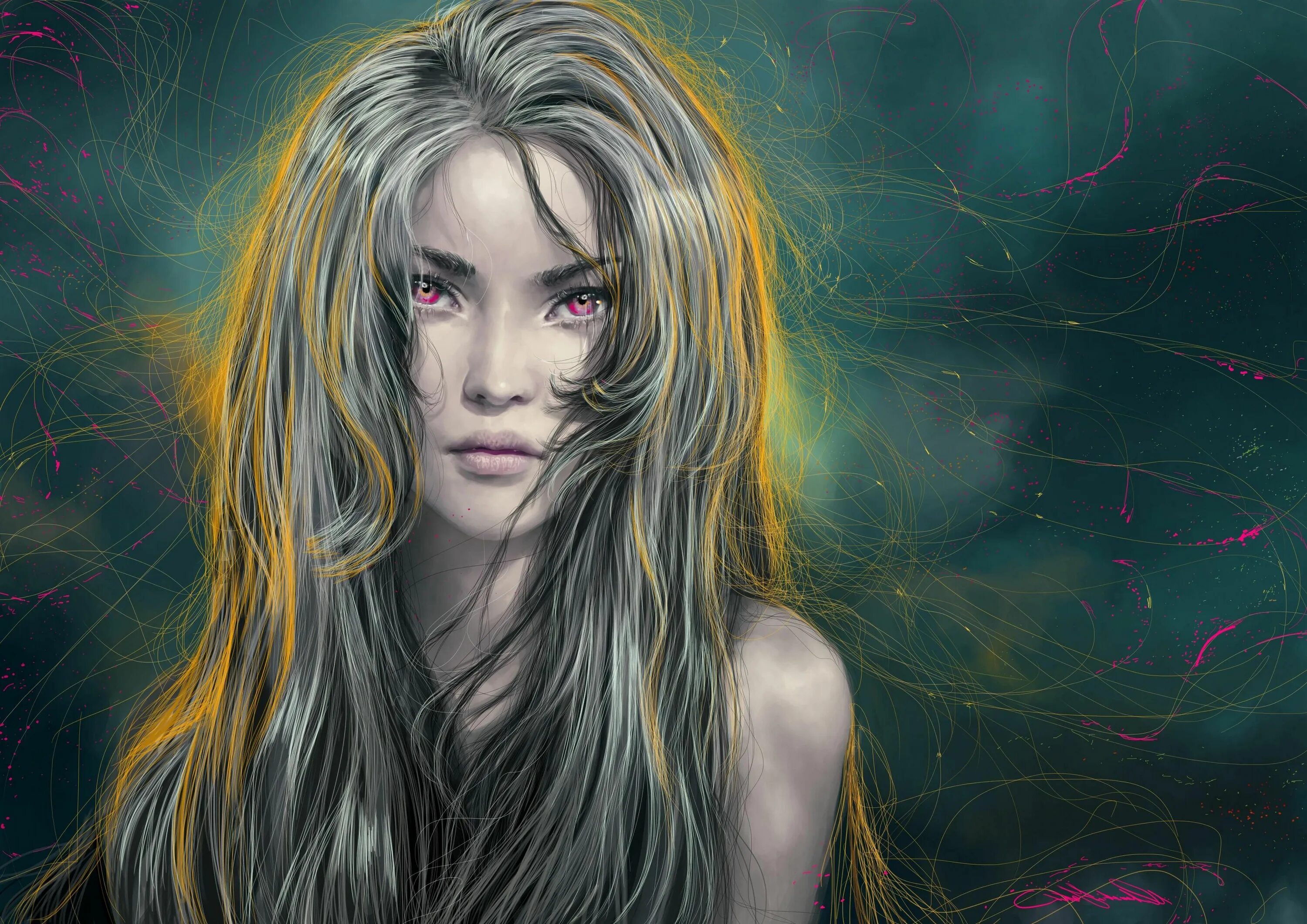 ArtStation Notifications Digital art girl, Digital portrait art, Girly art