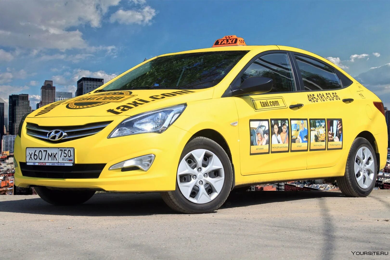 Hyundai Solaris Taxi. Машина "такси". Желтое такси. Автомобиль «такси». Apis такси