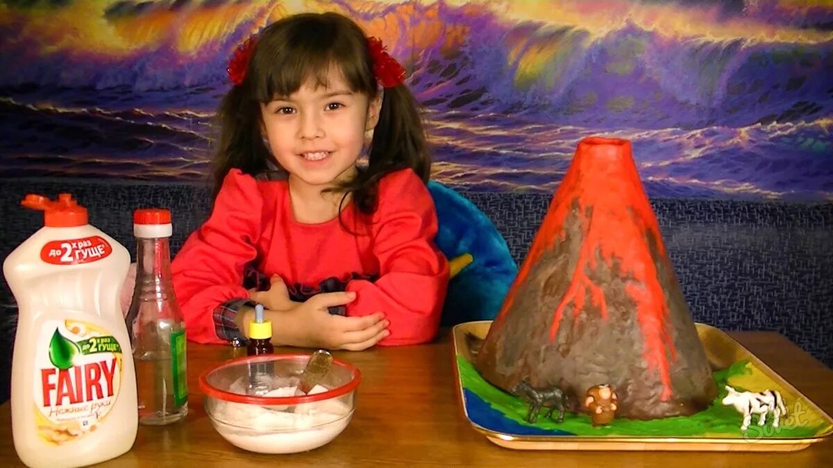 Сделать опыт для детей. Эксперимент вулкан для детей. Вулкан опыт для детей. Макет вулкана. Модель вулкана.