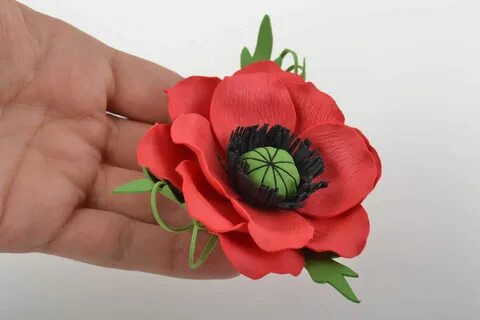 Маки из фоамирана