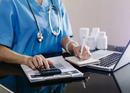 Working at the hospital