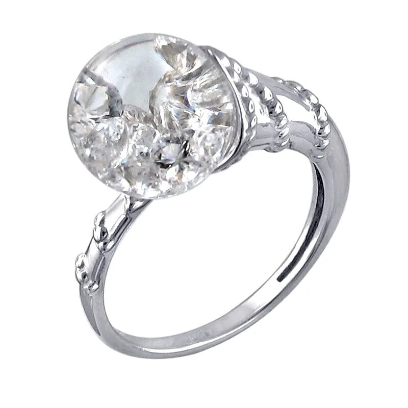 эстет кольцо с колбой фианитов. серьги с танцующим фианитом аквамарин. плавающий фианит. серьги с плавающим камнем. кольцо с плавающими фианитами серебро.