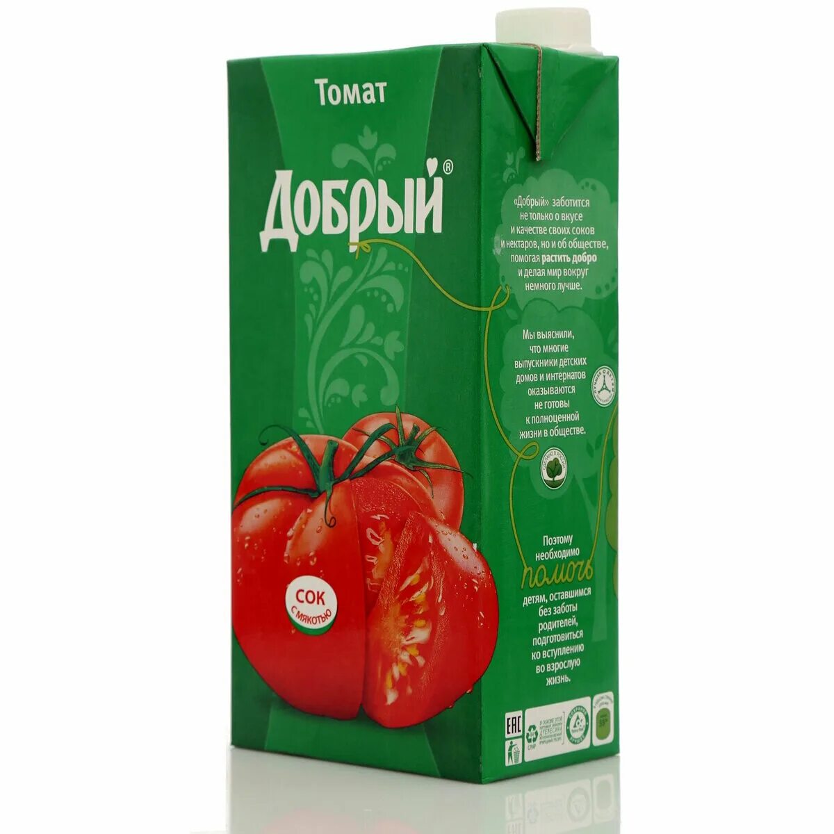 Нектар добрый ананас 1л. Тм добрый. Сок добрый томат 0,33л. Сок добрый абрикос 2л. Тм добрый.