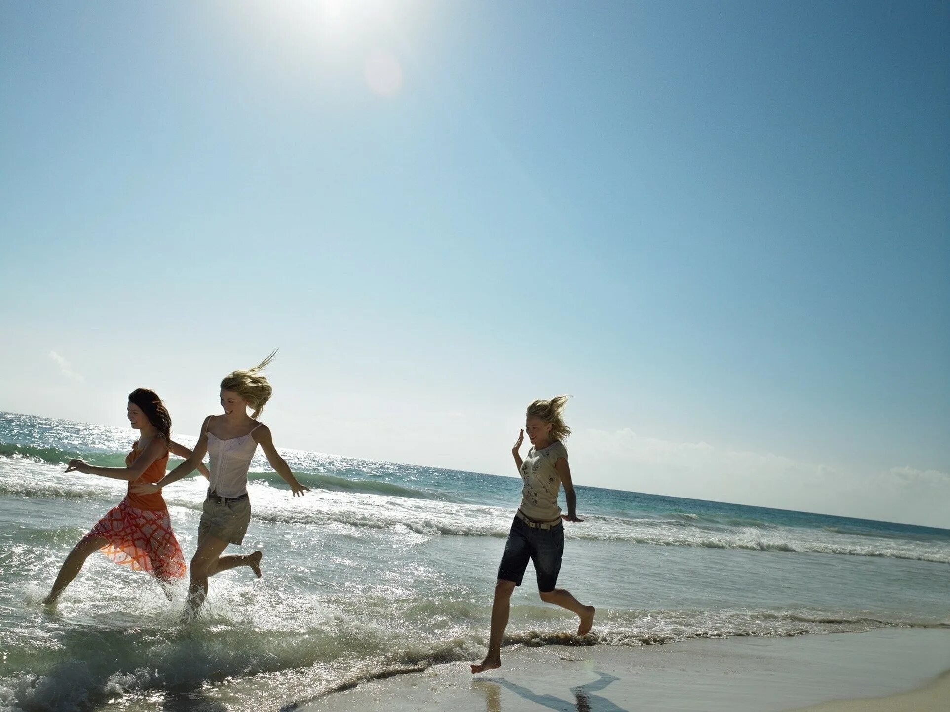 Running to the sea