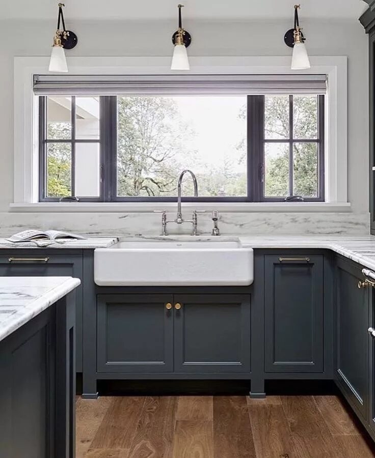Beautiful apron sink featured in our LaBellezza kitchen. Kitchen tiles design, R