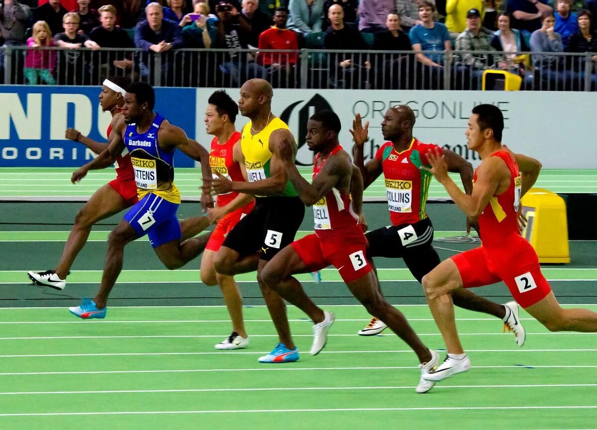 С какого старта бегут 100 метров. Спринтерский бег 100 метров. Спринт 60 метров. Лёгкая атлетика спринт на 100 метров. Дистанция 60 метров легкая атлетика.