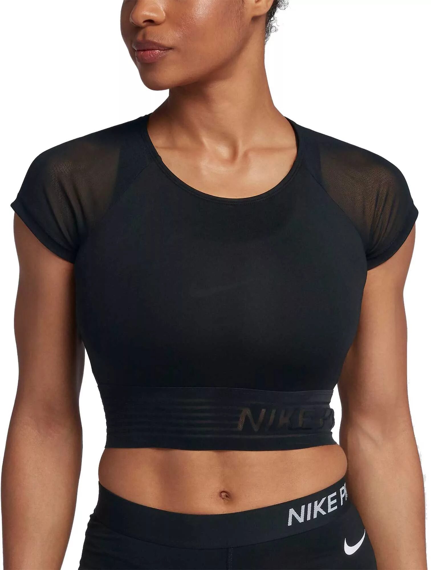 Топик найк. Спортивный топ Nike Pro Dri Fit. Nike Pro Crop Top. Nike Pro Womens 604882-010. Топ с рукавами Nike x MMW.