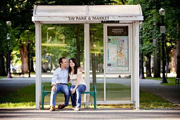 Where the bus stop