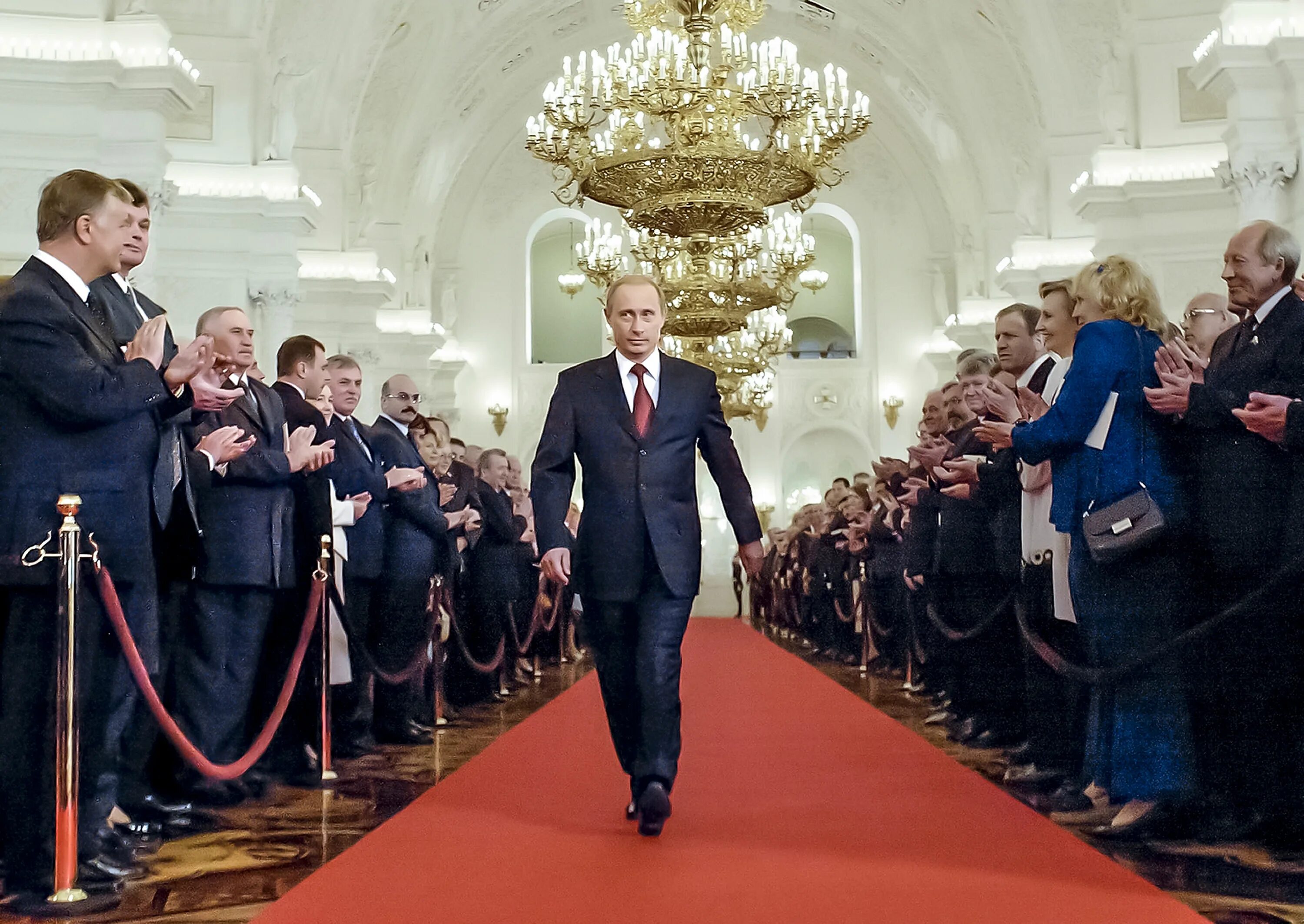 Инаугурация Владимира Путина (2004). Инаугурация Владимира Путина 2018. The first president of russia