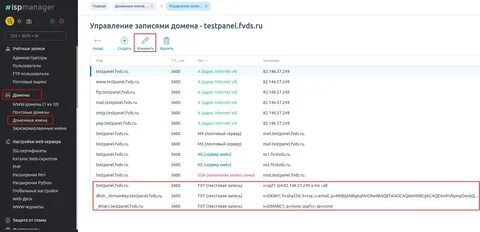А запись домена что это