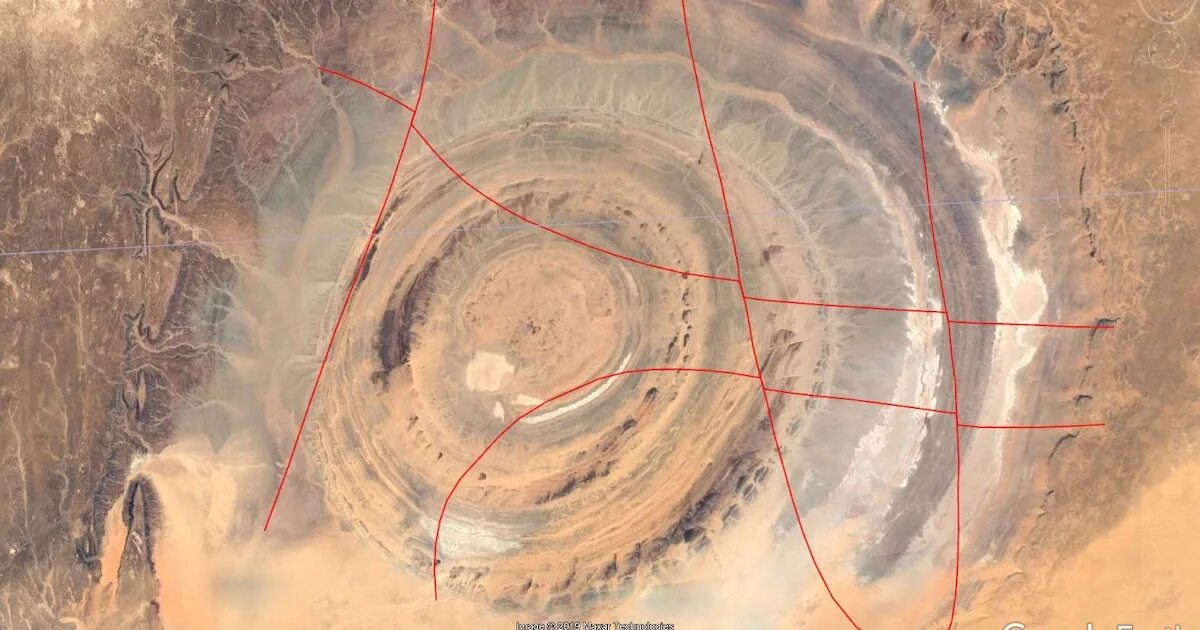 Глаз пустыни 2. Структура ришат глаз сахары. ришат (глаз сахары). мавритания. око сахары кратер. патомский кратер.