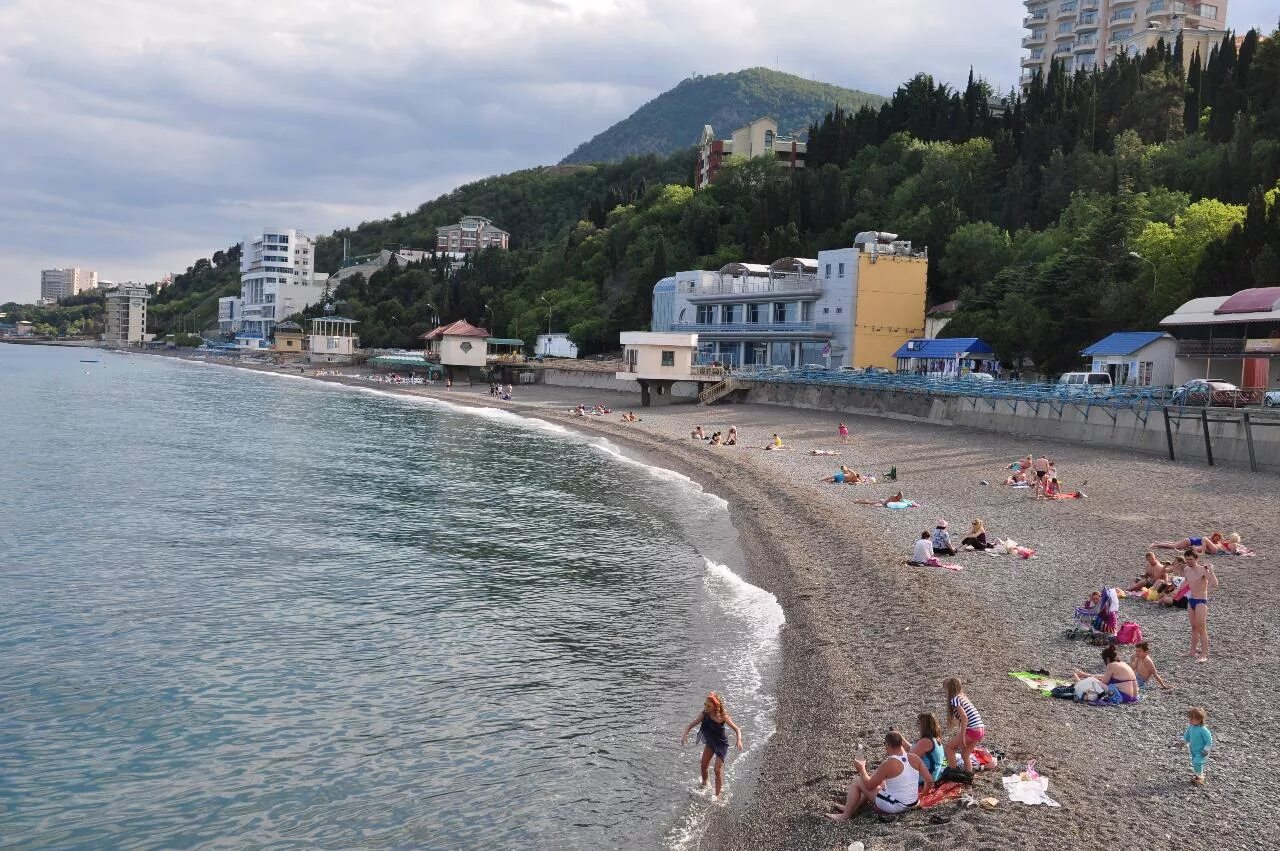 Пляж Профессорский уголок Алушта
