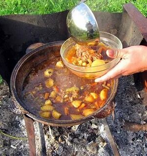 Шурпа в казане пошагово