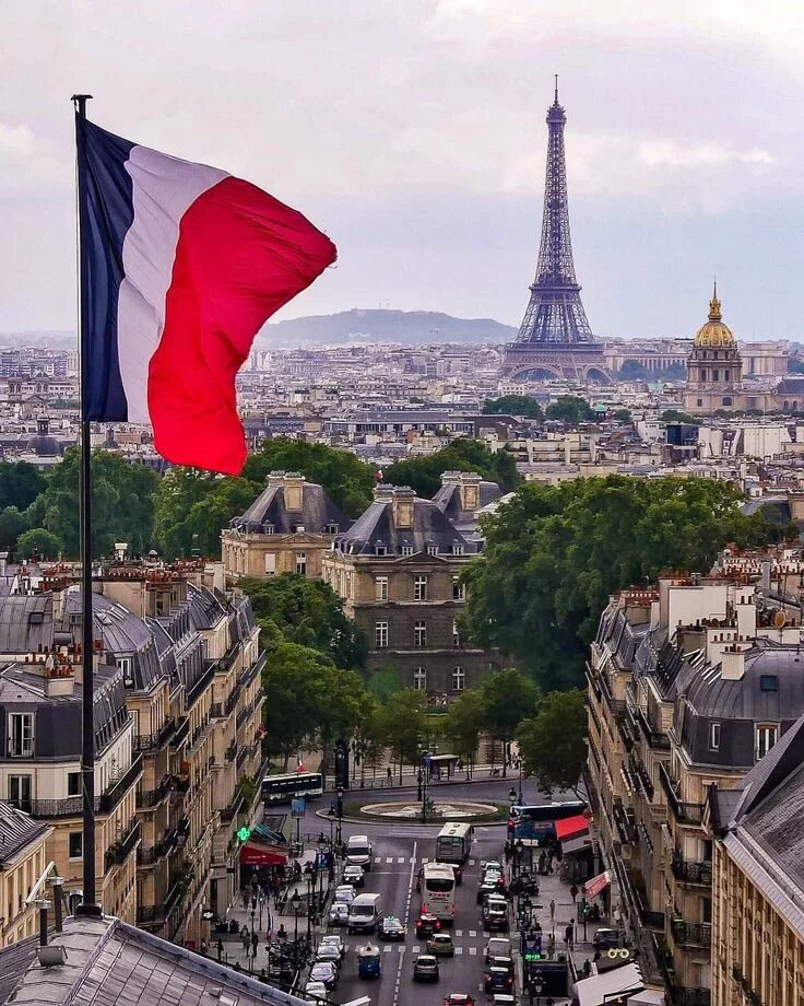 A symbol of paris. Франция. Флаг Парижа. Достопримечательности Франции. Европа Париж.