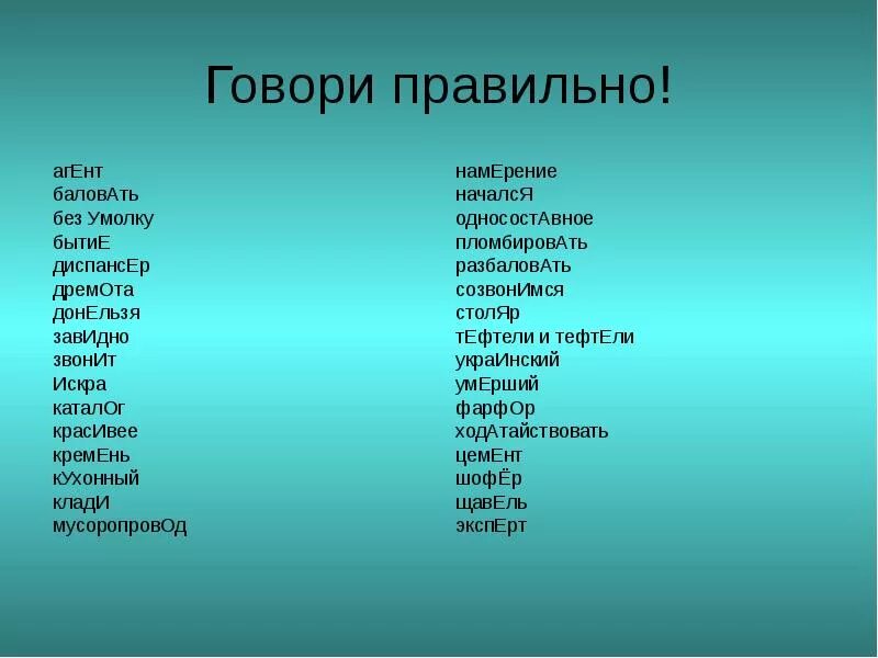 Звон ударение. Говори правильно!. Говори правильно слова. Как правильно говорить слова на русском. Ударение в слове без умолку.