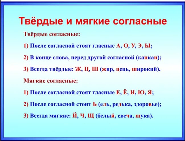 Какие звуки в слове дождь. Твёрдые согласные буквы в русском языке таблица. согласные буквы твердые и мягкие русского языка 1 класса. мягкие и твердые согласные звуки в русском языке 1. твёрдые согласные буквы в русском языке 1 класс таблица.