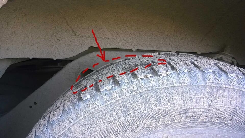 Грыжа, дырка, замена) michelin energy xm2 205/55r16 - Honda Civic (7G), 1,7 л, 2