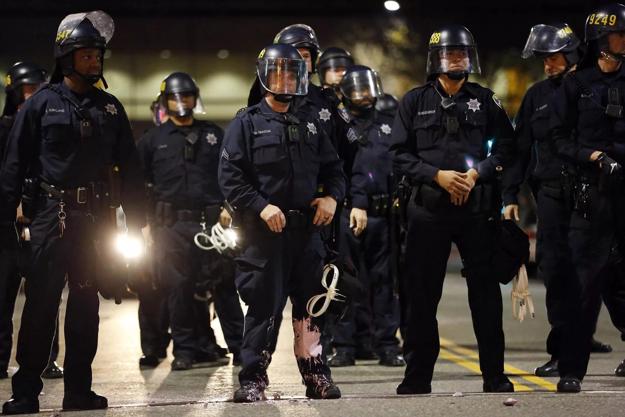 Police attention