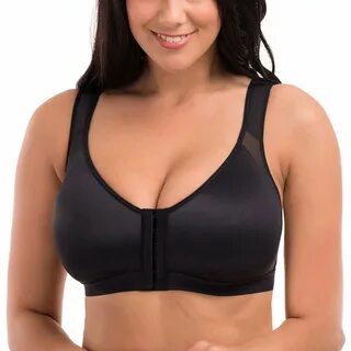 Bihd Front Closure Sports Bras For Women Plus Size Wirefree Full, plus size bra 