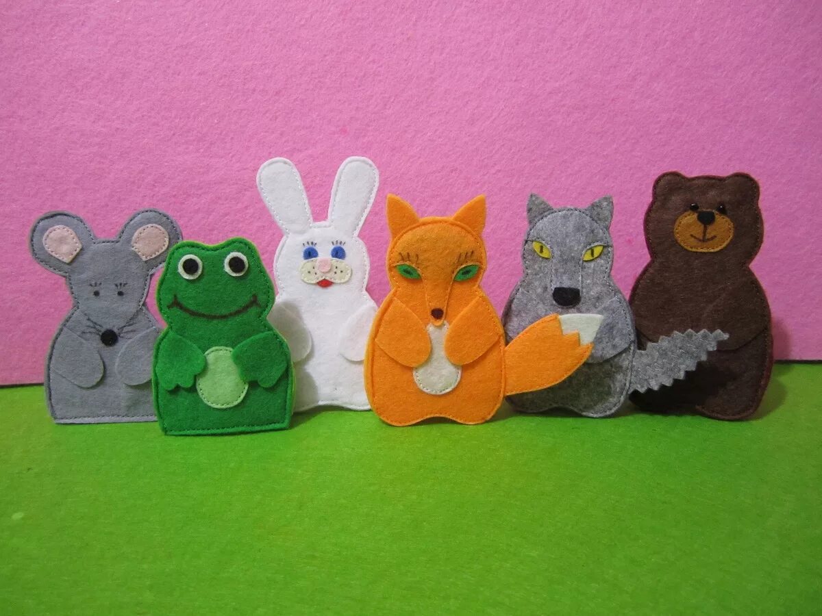 пальчиковый театр из фетра. кукольный театр из фетра. фетровые игрушки для пальчикового театра. пальчиковый театр из фетра. пальчиковый театр из фетра.