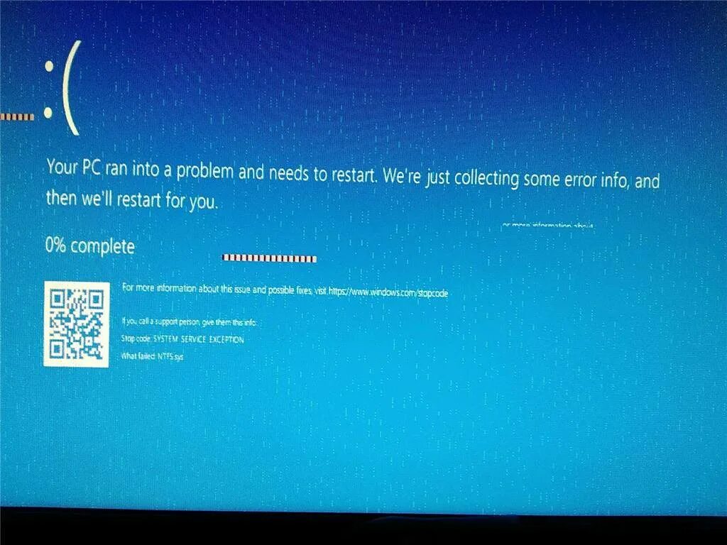 System error s. Синий экран system service exception. ошибка windows 10 exception system. скрин системных ошибок. system service exception при установке windows.