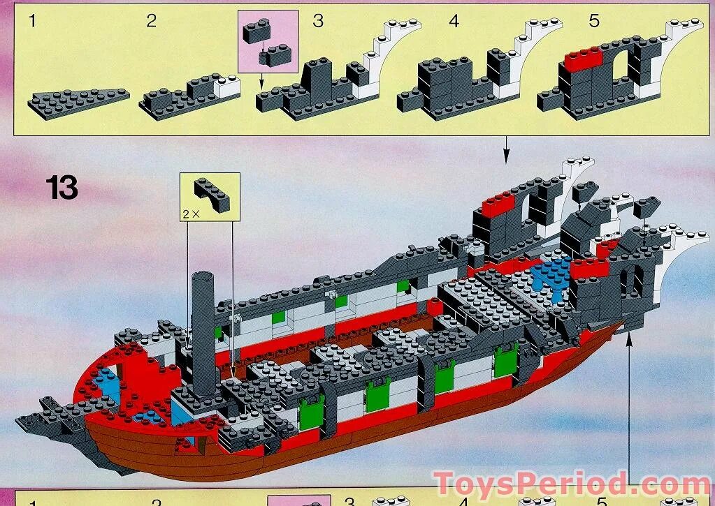 Лего корабль инструкция по сборке Old LEGO ® Instructions  Lego instructions, Lego, Lego bluep