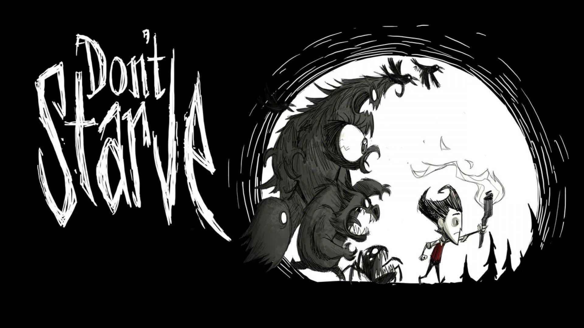 He don t old. Don t Starve. Don't Starve Постер. Don t Starve игра. Don't Starve фон.