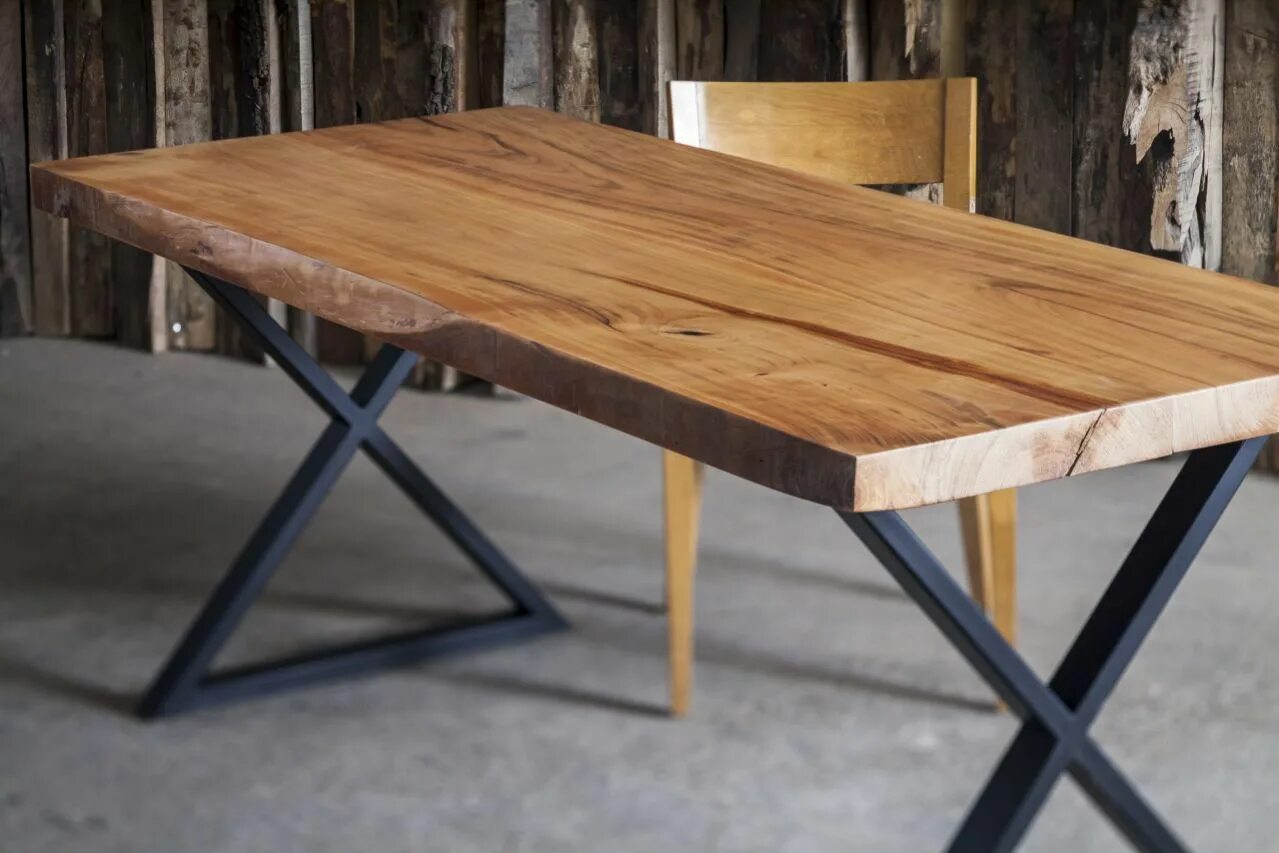 Tables made of wood. Wooden table. log table. k.t. masa.