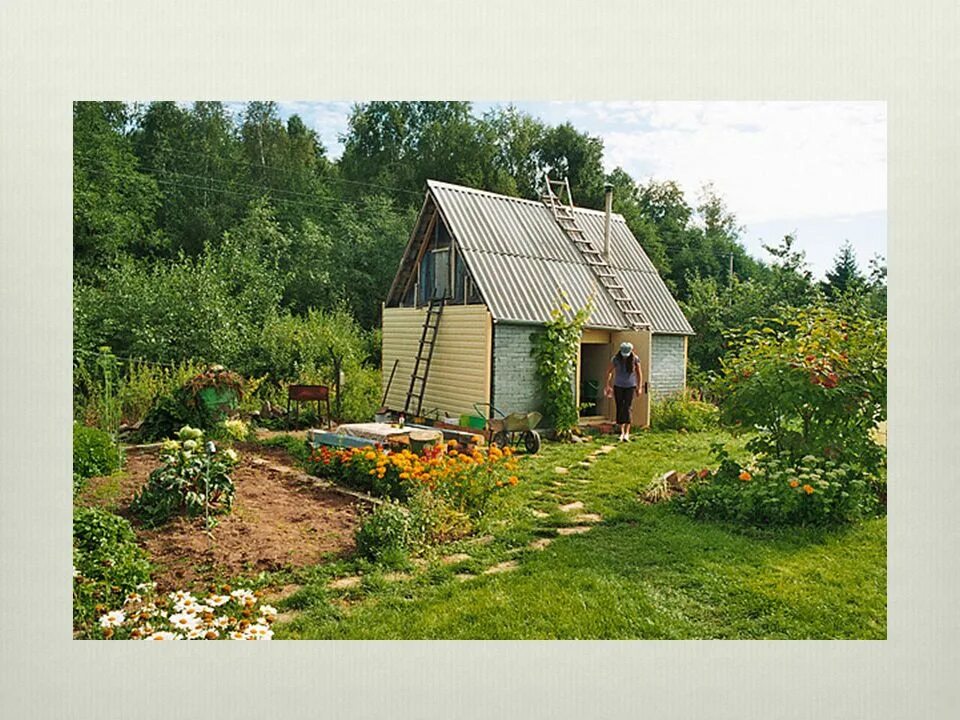 Dacha me. Красивый загородный дом с садом. Небольшой уютный домик. Тини хаус с верандой. Дом с участком.
