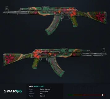 H AK-47 Wild Lotus BS 0.92 W 10400RMB in items : GlobalCsgoTrade.