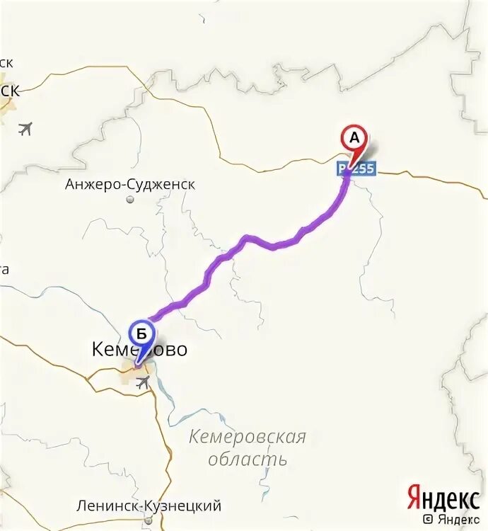 Кемерово анжеро судженск км