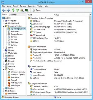 Current software