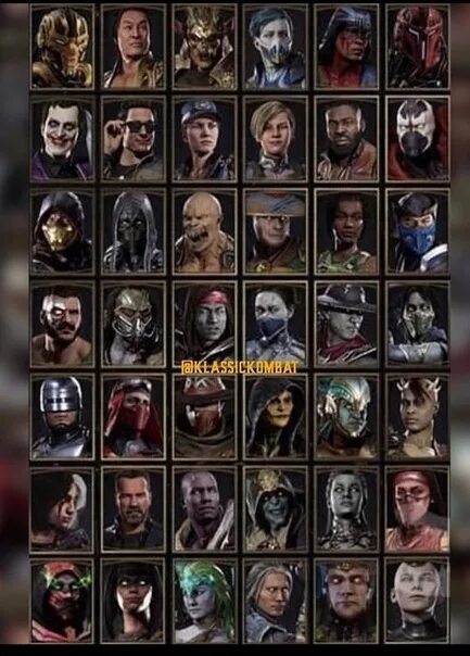 Герои мортал комбат фото с именами Mortal kombat все персонажи открыты