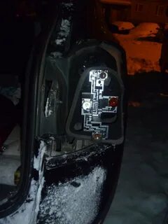 Каптур лампочка задний ход