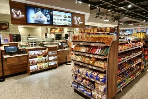 Inside store
