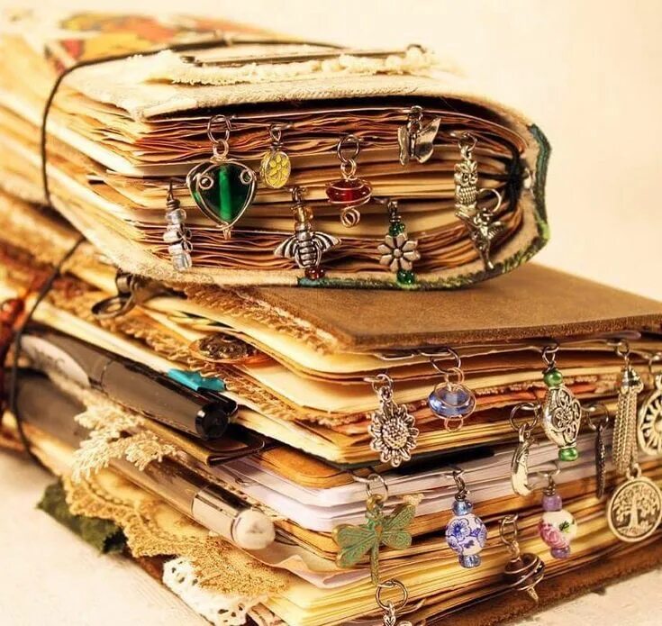 Блокноты ручной работы с вышивкой Екатерины Майоровой Handmade books, Bookbindin
