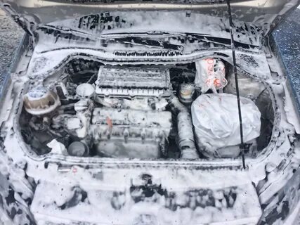 Помыть двигатель от грязи