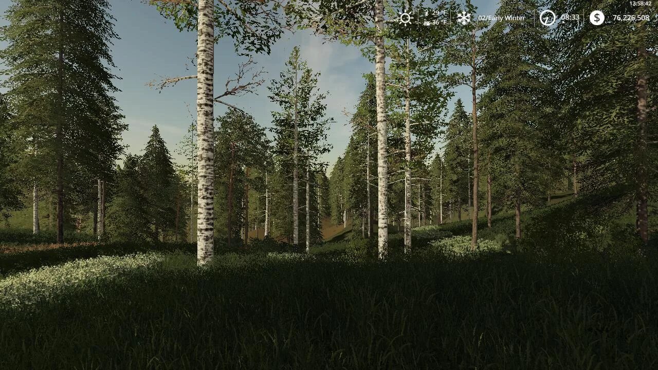 Мод кусты деревья