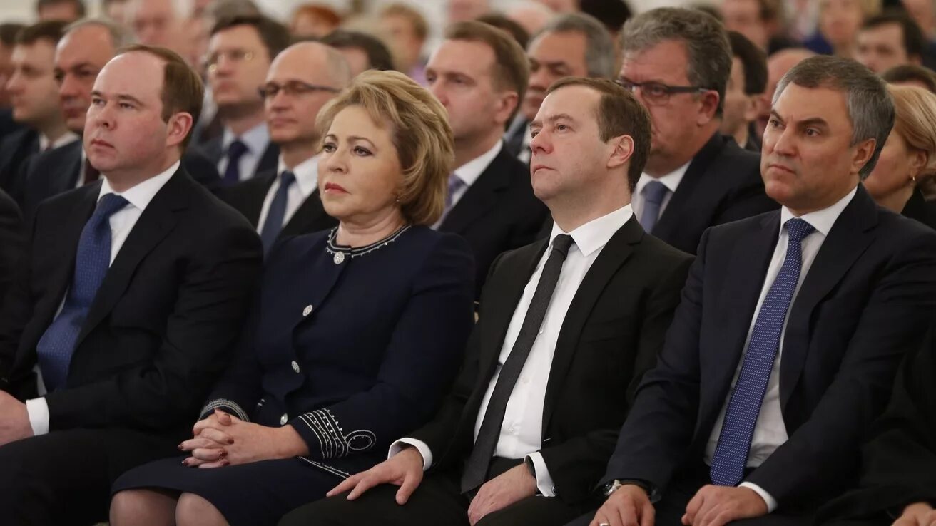 Володин Матвиенко Медведев. Политическая элита России.