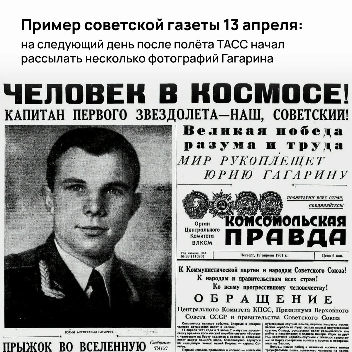 Событие 12 апреля 1961 года