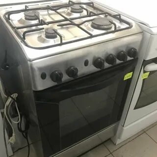 Плита газовая с газовой духовкой нержавеющая