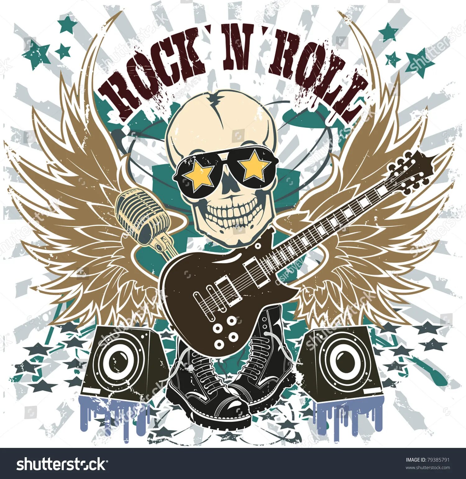 Рок энд рок слушать. Постер в стиле рок н ролл. Рок н ролл арты. Открытка в стиле рок. Символ рок н ролла.