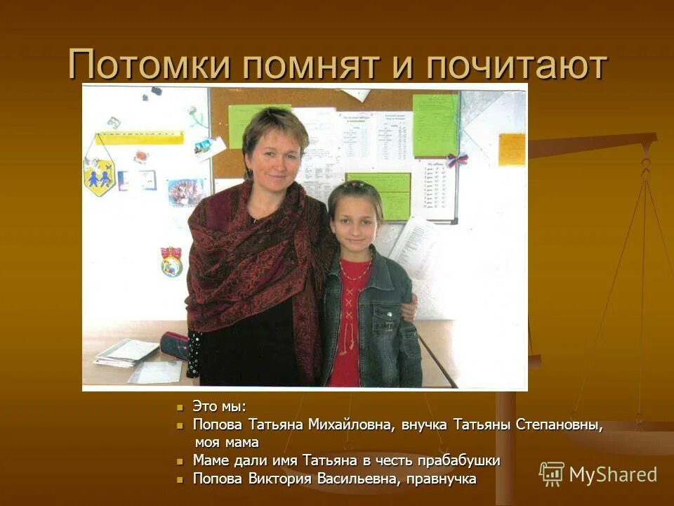 пусть знают и помнят потомки. человек славен делами. потомки помнят. какие улицы во ржеве названы именами подпольщиков. потомки помнят.