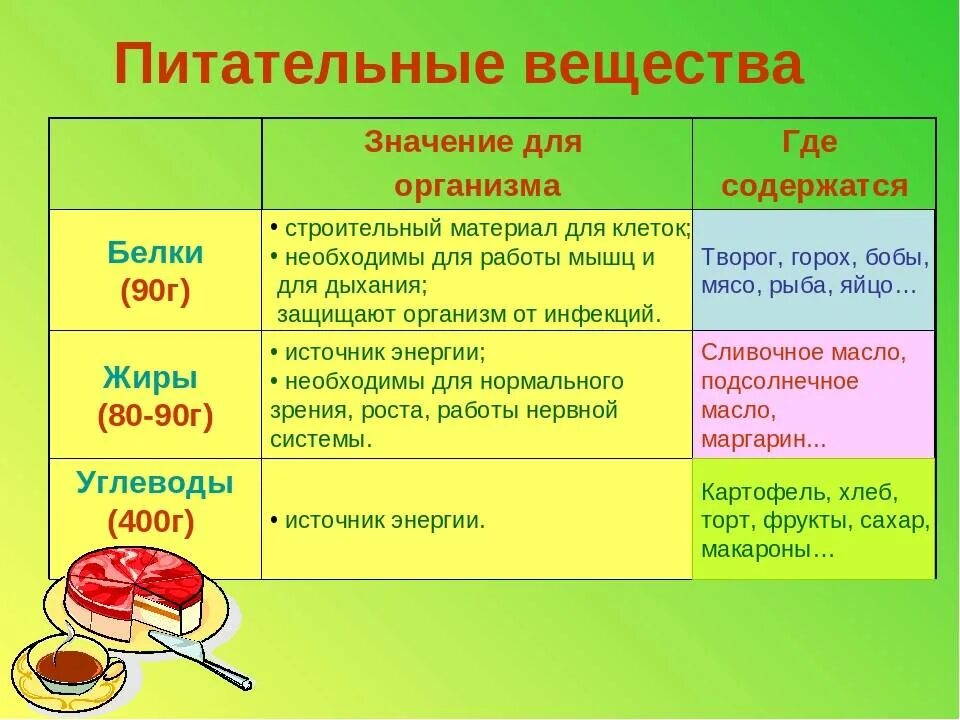 Функции питательных веществ (белки, жиры, углеводы). Питательные вещества в продуктах питания. Пища содержащая питательные вещества. Питательные вещества необходимые организму.