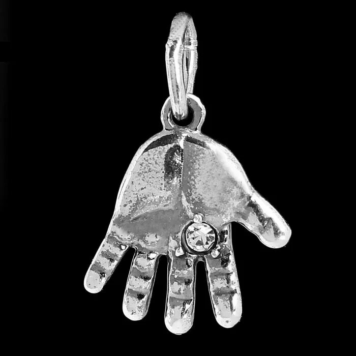 подвеска ладошка латунь. кулон "рука". кулон ладонь. подвеска ладонь. подвеска рука.