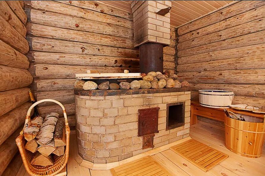 Предбанник из кирпича