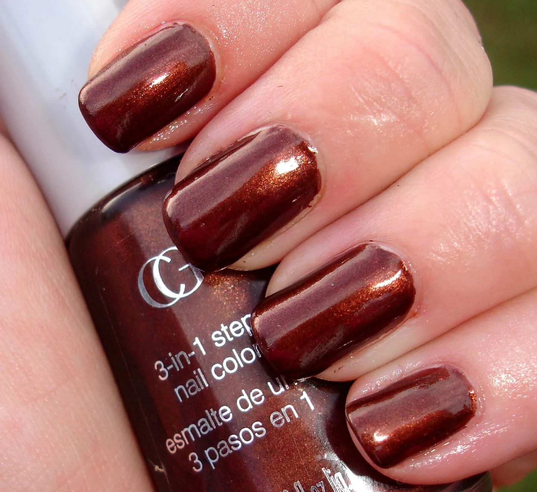 Opi лак для ногтей squeaker of the house. Masura турмалин страсти. ногти коричневые.