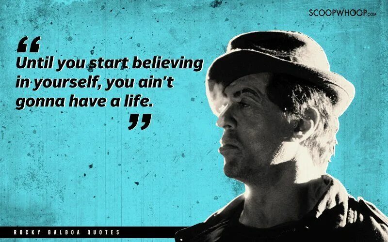 Until you said that you. Believing yourself. рокки цитата. цитата из рокки. there is no tomorrow rocky.